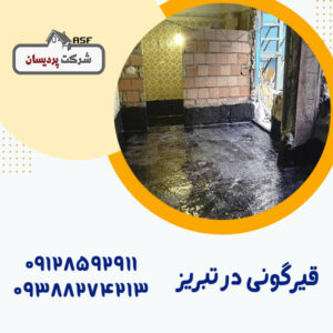 قیرگونی در تبریز