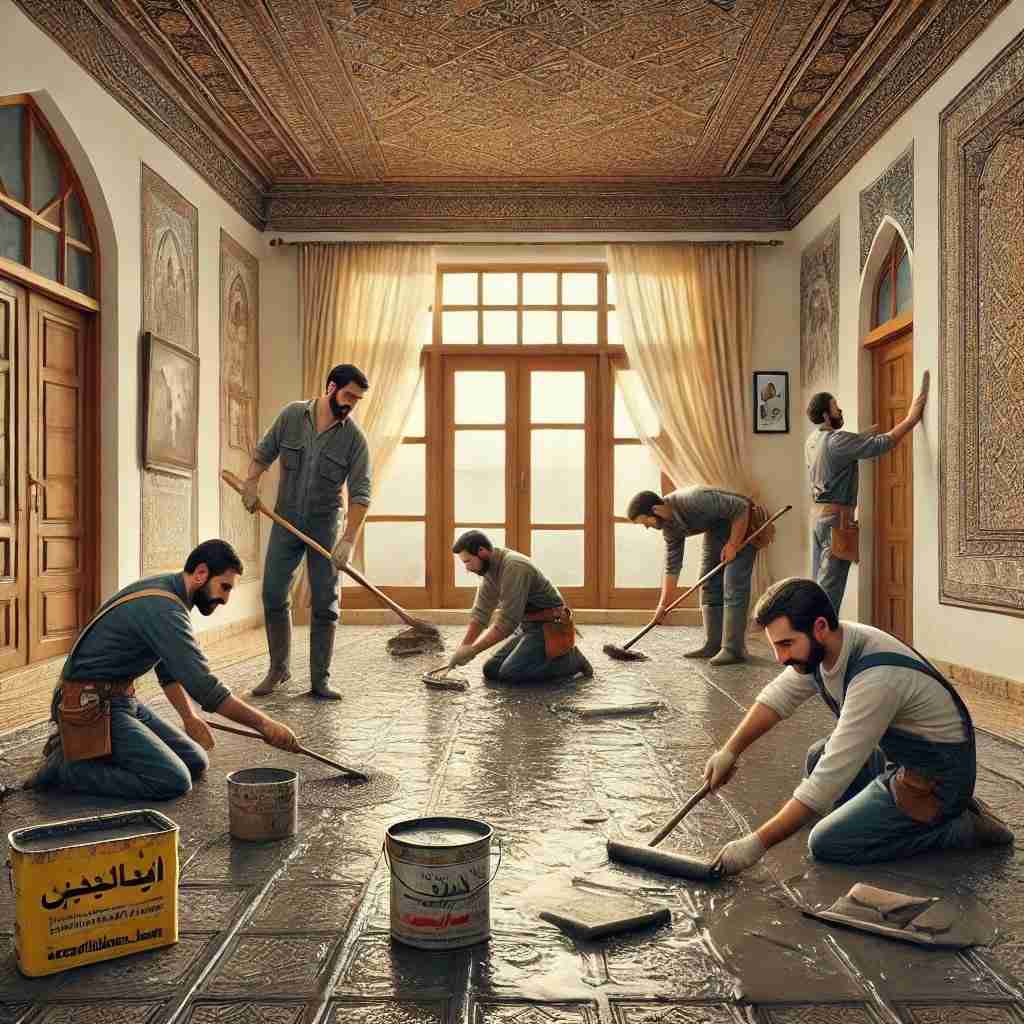 اجرای قیرگونی در تهران